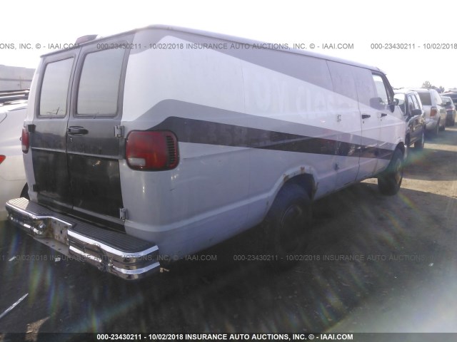 2B7KB31Z7TK139143 - 1996 DODGE RAM VAN B3500 GRAY photo 4