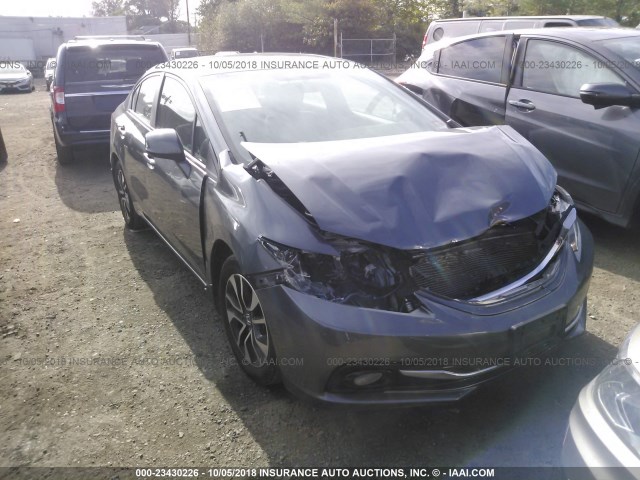 19XFB2F98DE252405 - 2013 HONDA CIVIC EXL 银色 照片 1