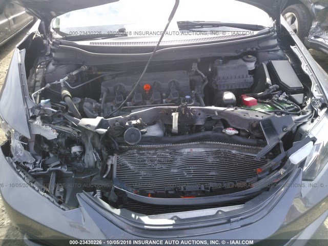 19XFB2F98DE252405 - 2013 HONDA CIVIC EXL 银色 照片 10