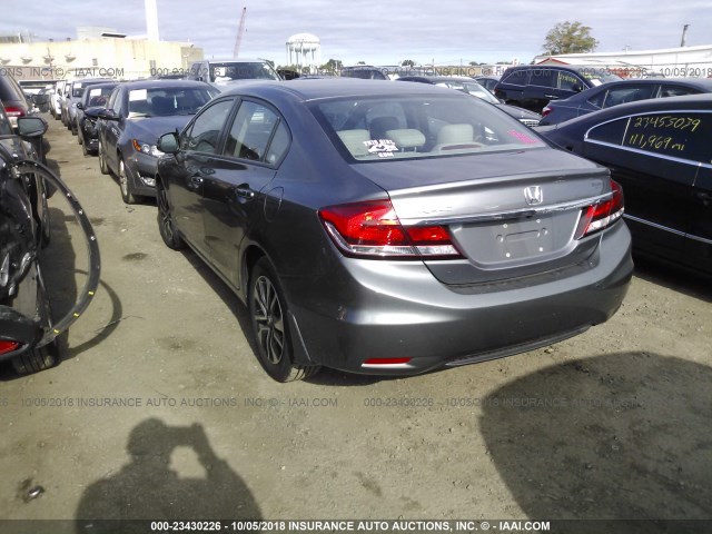 19XFB2F98DE252405 - 2013 HONDA CIVIC EXL 银色 照片 3