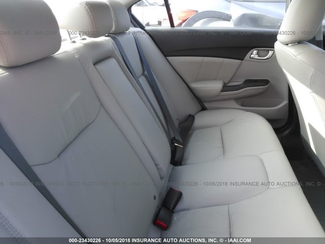 19XFB2F98DE252405 - 2013 HONDA CIVIC EXL 银色 照片 8