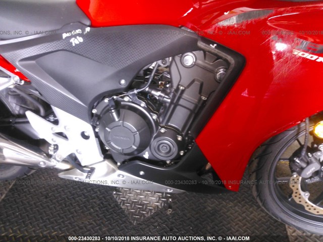 MLHPC4469E5102318 - 2014 HONDA CBR500 R RED photo 8