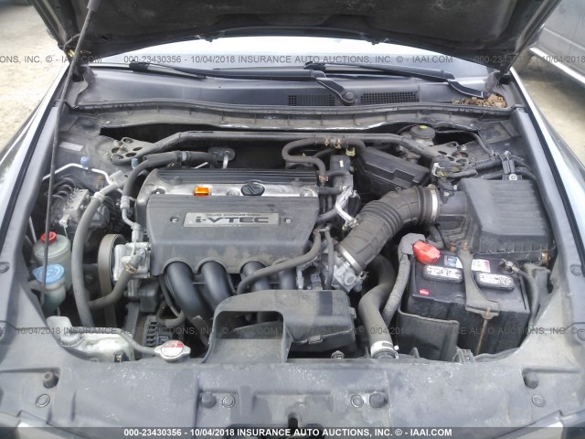 1HGCP26889A094400 - 2009 HONDA ACCORD EXL BLACK photo 10