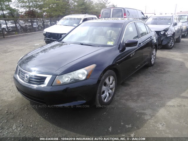 1HGCP26889A094400 - 2009 HONDA ACCORD EXL BLACK photo 2