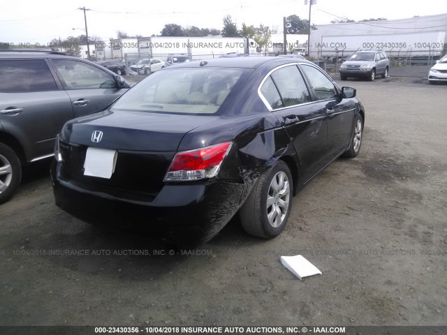1HGCP26889A094400 - 2009 HONDA ACCORD EXL BLACK photo 4