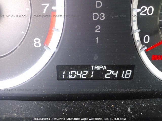 1HGCP26889A094400 - 2009 HONDA ACCORD EXL BLACK photo 7