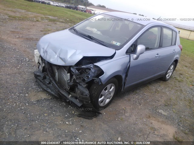 3N1BC13E29L390034 - 2009 NISSAN VERSA S/SL Light Blue photo 2