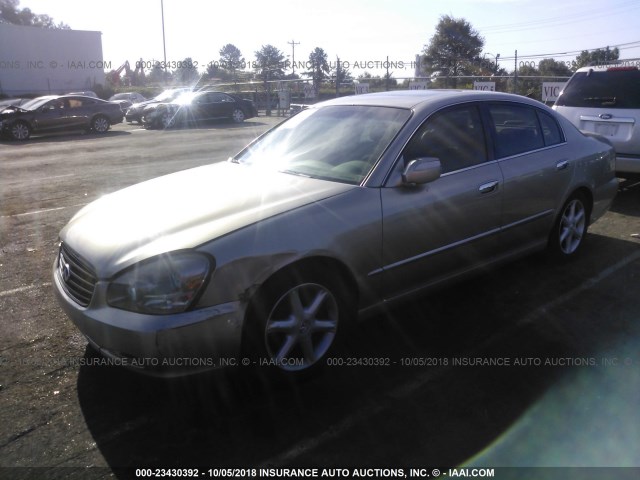 JNKBF01A32M007100 - 2002 INFINITI Q45 SILVER photo 2