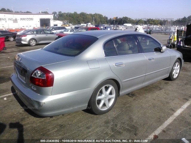 JNKBF01A32M007100 - 2002 INFINITI Q45 SILVER photo 4