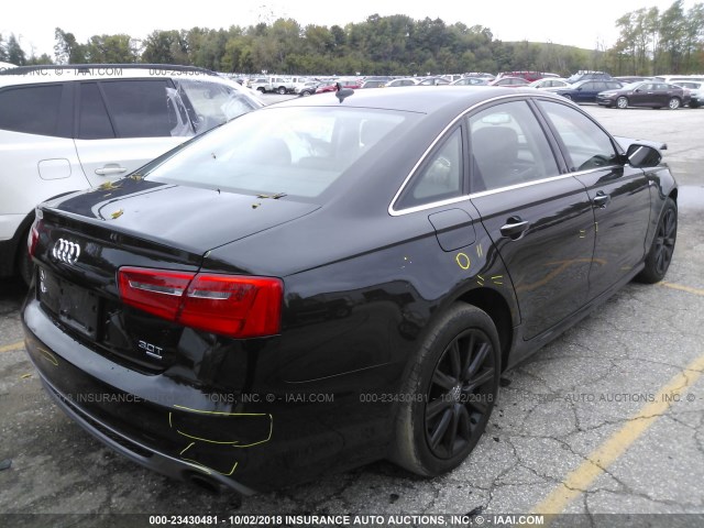 WAUHGAFC7CN093044 - 2012 AUDI A6 PRESTIGE შავი ფოტო 4