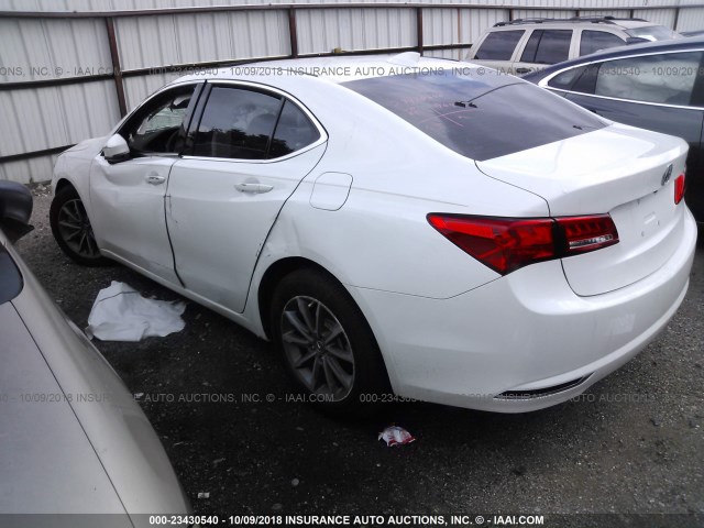 19UUB1F5XJA005983 - 2018 ACURA TLX TECH თეთრი ფოტო 3