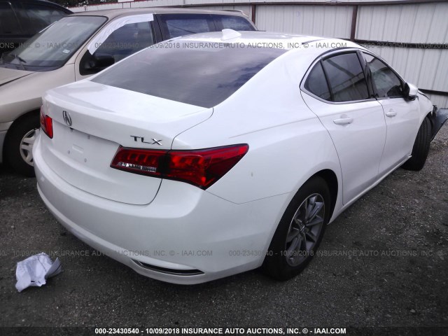 19UUB1F5XJA005983 - 2018 ACURA TLX TECH თეთრი ფოტო 4
