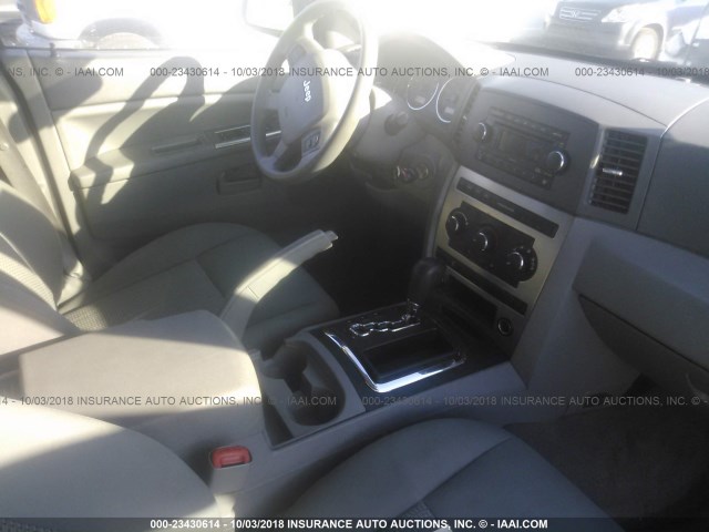 1J8GR48K37C615788 - 2007 JEEP GRAND CHEROKEE LAREDO/COLUMBIA/FREEDOM 黑色 照片 5