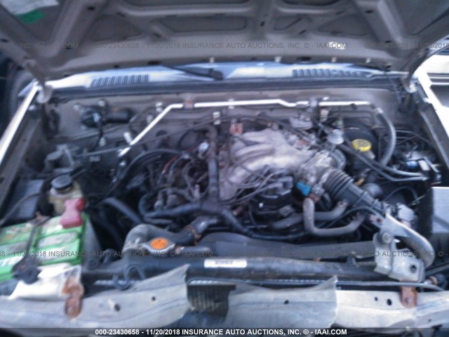 5N1ED28Y04C628446 - 2004 NISSAN XTERRA XE/SE TAN photo 10