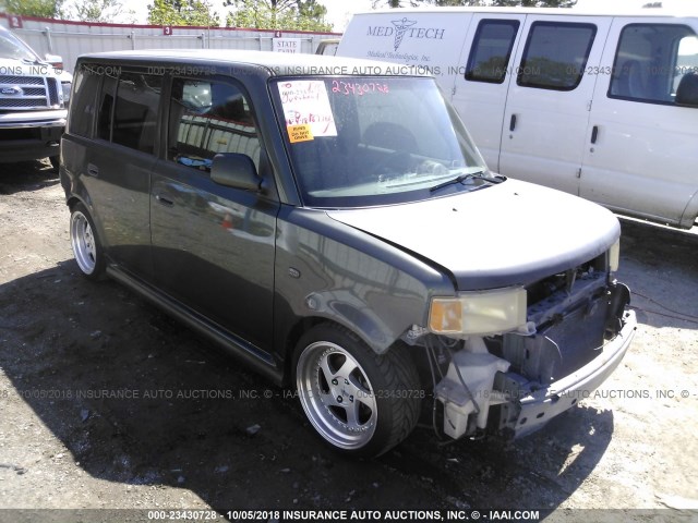 JTLKT334664047121 - 2006 TOYOTA SCION XB Теңіз түсті фото 1