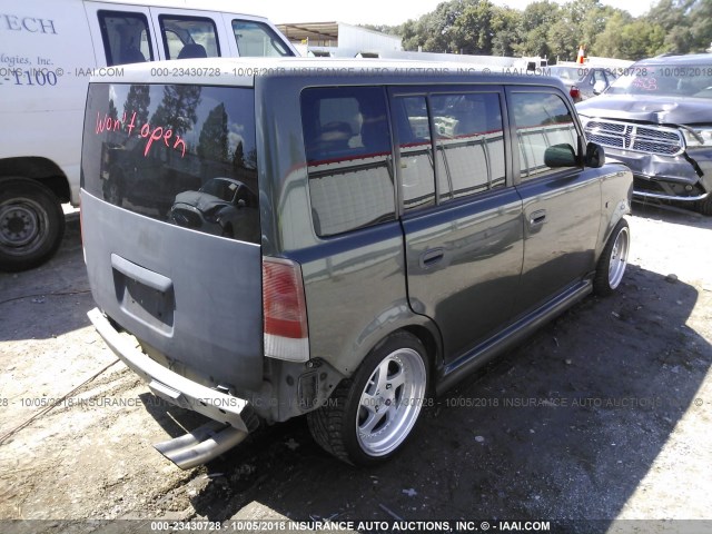 JTLKT334664047121 - 2006 TOYOTA SCION XB Теңіз түсті фото 4