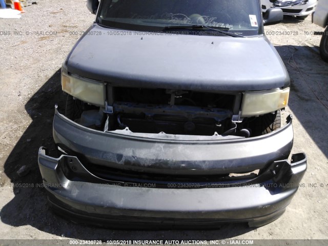 JTLKT334664047121 - 2006 TOYOTA SCION XB Теңіз түсті фото 6