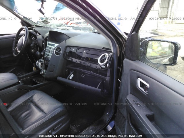 5FNYF48879B047558 - 2009 HONDA PILOT TOURING BLACK photo 5