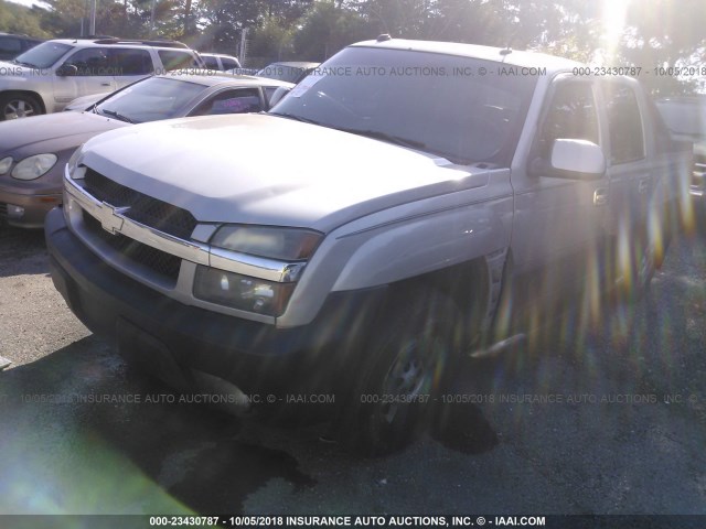 3GNEC12T54G171846 - 2004 CHEVROLET AVALANCHE C1500 SILVER photo 2