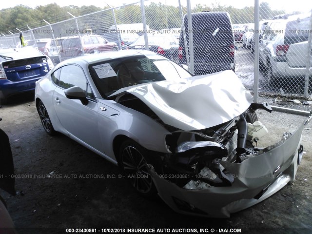 JF1ZNAA16F8707304 - 2015 TOYOTA SCION FR-S WHITE photo 1