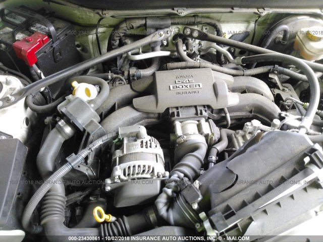 JF1ZNAA16F8707304 - 2015 TOYOTA SCION FR-S WHITE photo 10