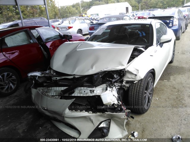 JF1ZNAA16F8707304 - 2015 TOYOTA SCION FR-S WHITE photo 6