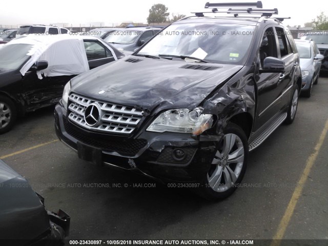 4JGBB8GB5BA744422 - 2011 MERCEDES-BENZ ML 350 4MATIC BLACK photo 6