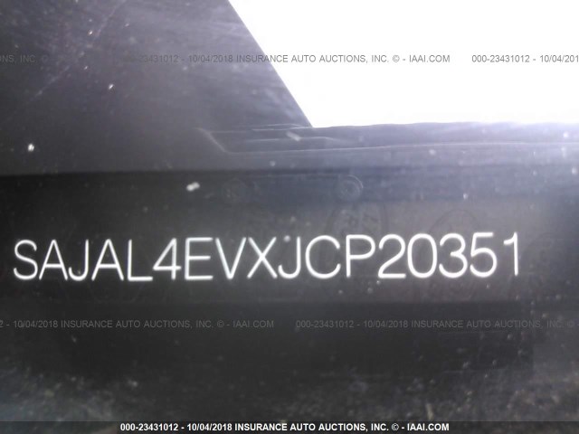 SAJAL4EVXJCP20351 - 2018 JAGUAR XE R - SPORT BLACK photo 9