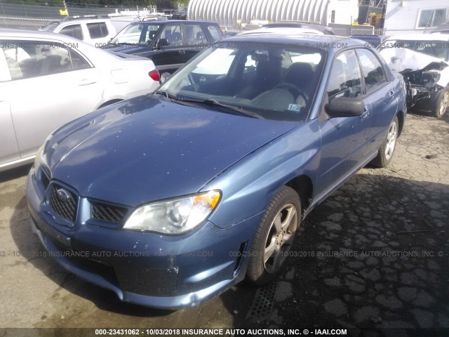 JF1GD616X7H510012 - 2007 SUBARU IMPREZA 2.5I BLUE photo 2