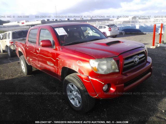 3TMJU62N29M082490 - 2009 TOYOTA TACOMA DOUBLE CAB PRERUNNER RED photo 1