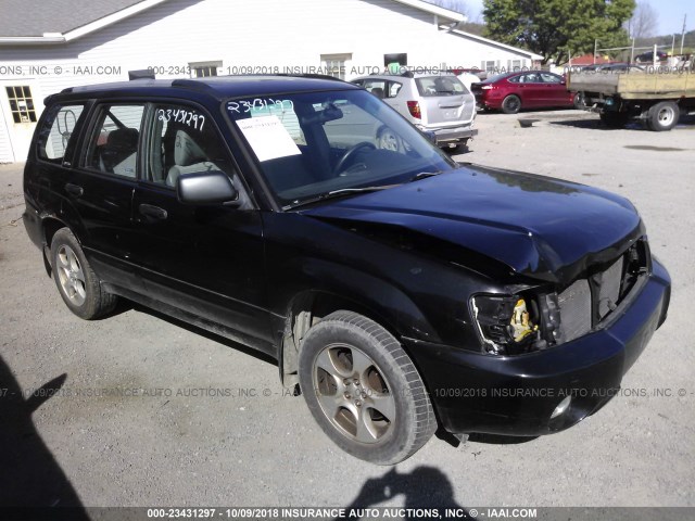 JF1SG65643H764482 - 2003 SUBARU FORESTER 2.5XS Қара фото 1