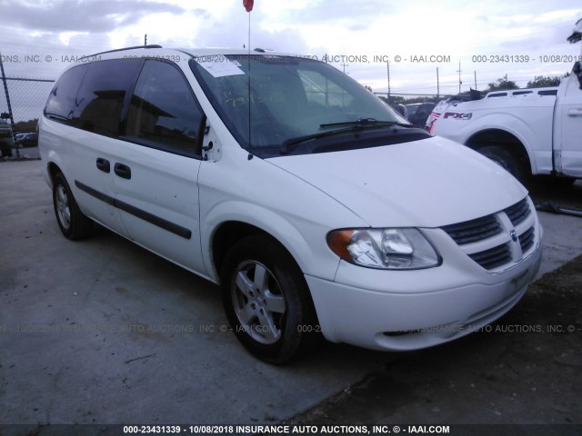 1D4GP24R26B734346 - 2006 DODGE GRAND CARAVAN SE WHITE photo 1