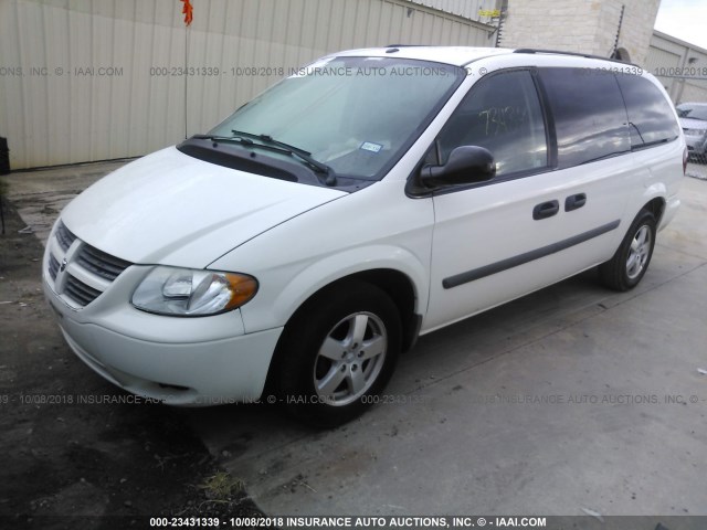 1D4GP24R26B734346 - 2006 DODGE GRAND CARAVAN SE WHITE photo 2