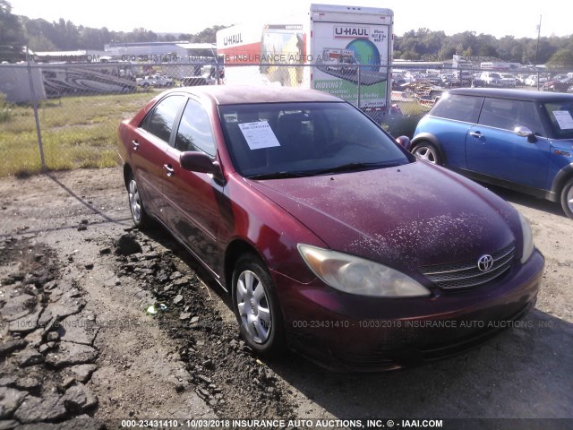 4T1BE32K94U303010 - 2004 TOYOTA CAMRY LE/XLE/SE Қызыл фото 1