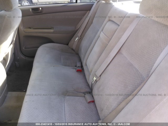 4T1BE32K94U303010 - 2004 TOYOTA CAMRY LE/XLE/SE Қызыл фото 8