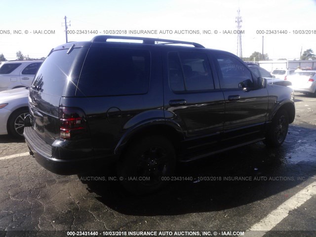 1FMZU64W03UA55487 - 2003 FORD EXPLORER EDDIE BAUER BLACK photo 4