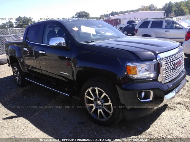 1GTG6EEN3J1123897 - 2018 GMC CANYON DENALI BLACK photo 1