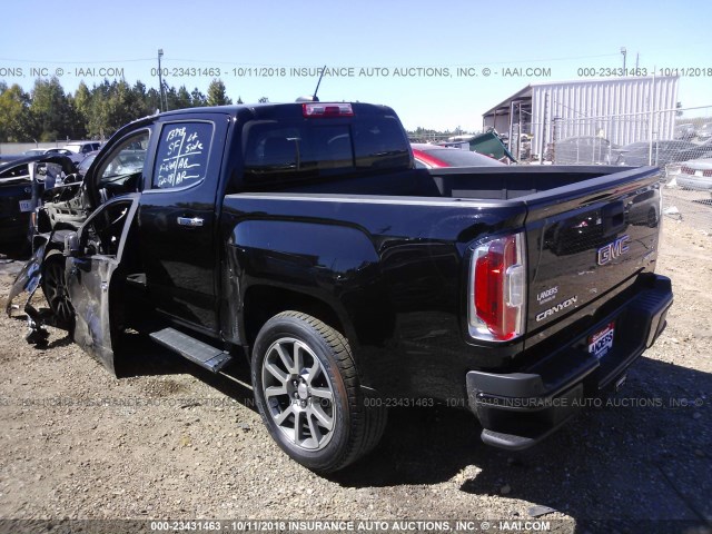 1GTG6EEN3J1123897 - 2018 GMC CANYON DENALI BLACK photo 3