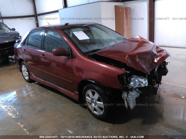 1NXBR32E16Z580333 - 2006 TOYOTA COROLLA CE/LE/S BURGUNDY photo 1