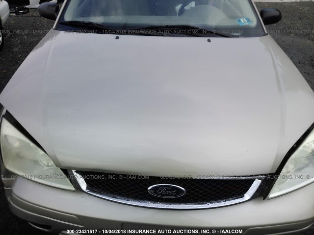 1FAFP34N07W272638 - 2007 FORD FOCUS ZX4/S/SE/SES 金色 照片 10