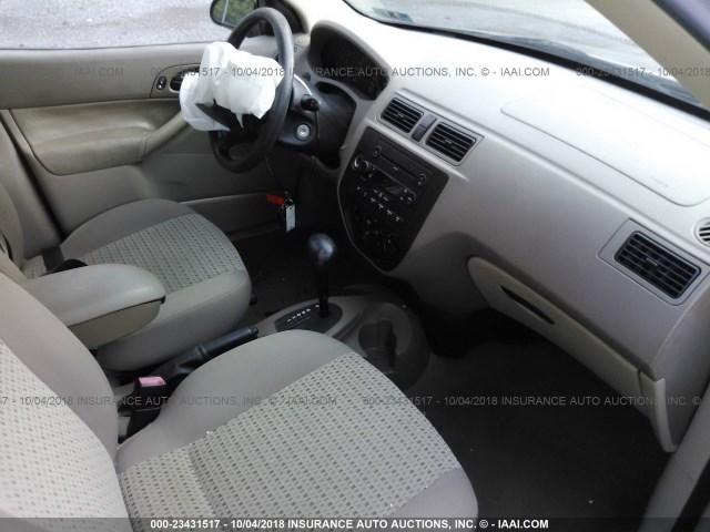 1FAFP34N07W272638 - 2007 FORD FOCUS ZX4/S/SE/SES 金色 照片 5