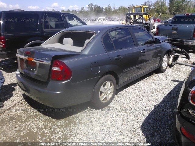1G1ZT54835F264502 - 2005 CHEVROLET MALIBU LS შამპანური ფოტო 4