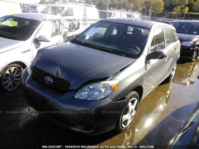 2T1KR32EX8C717452 - 2008 TOYOTA COROLLA MATRIX XR GRAY photo 2