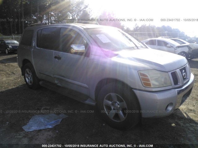 5N1AA08A34N722484 - 2004 NISSAN ARMADA SE/LE SILVER photo 1