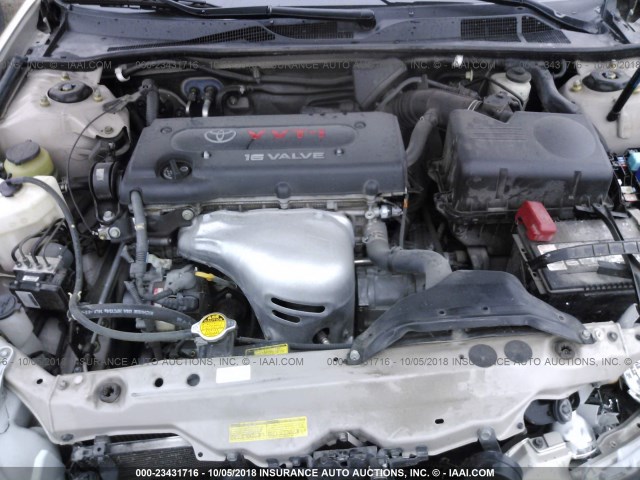 4T1BE32K65U520841 - 2005 TOYOTA CAMRY LE/XLE/SE TAN photo 10