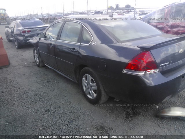 2G1WC57M391190152 - 2009 CHEVROLET IMPALA 2LT GRAY photo 3