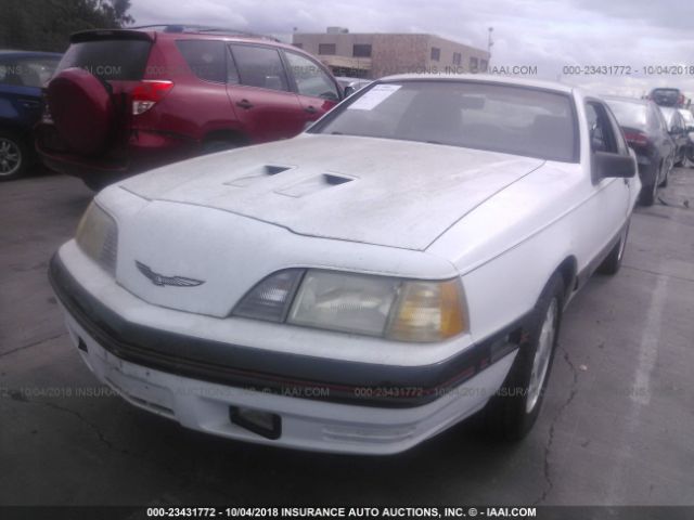 1FABP64TXJH194766 - 1988 FORD THUNDERBIRD  WHITE photo 2