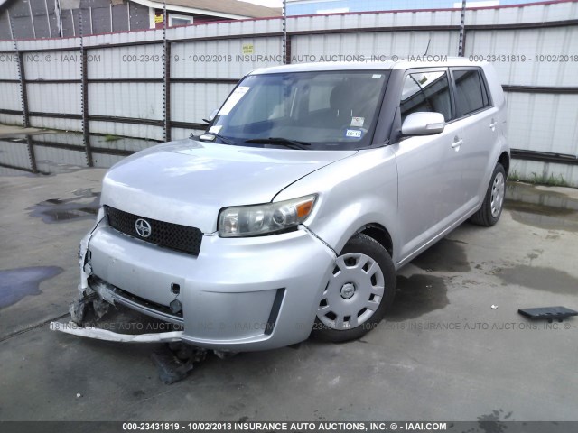 JTLKE50E391088962 - 2009 TOYOTA SCION XB ვერცხლისფერი ფოტო 2