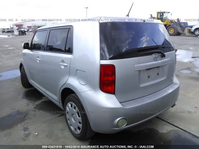 JTLKE50E391088962 - 2009 TOYOTA SCION XB ვერცხლისფერი ფოტო 3