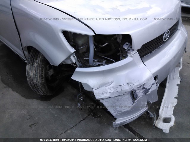 JTLKE50E391088962 - 2009 TOYOTA SCION XB ვერცხლისფერი ფოტო 6
